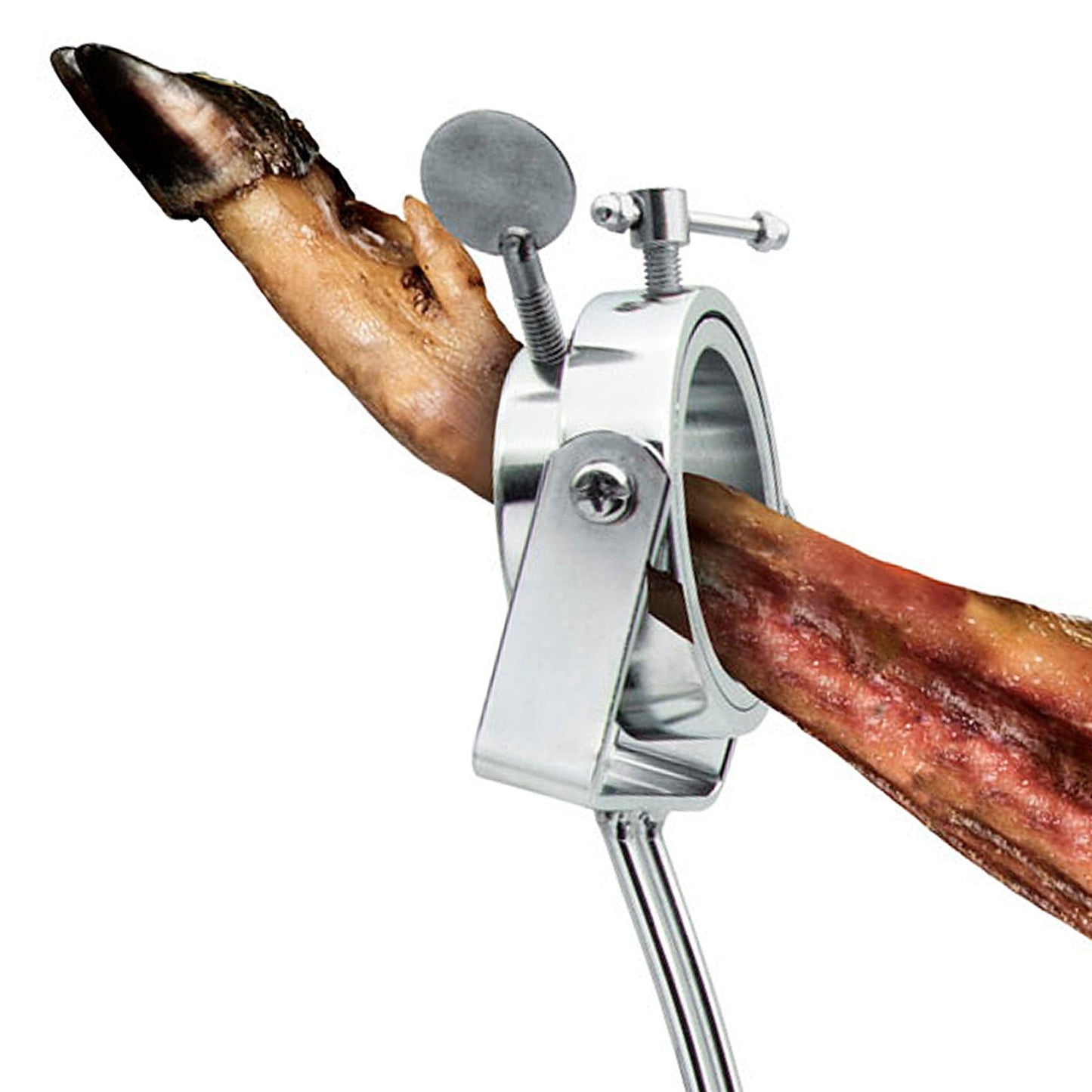 Jamonero plegable con cabezal giratorio