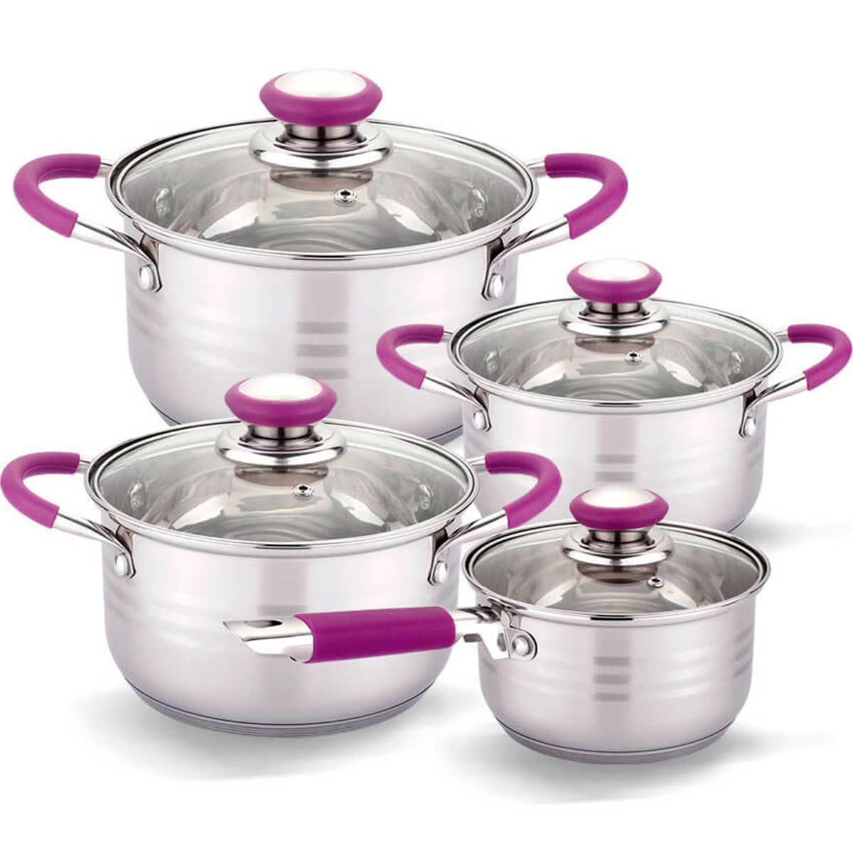 Batería Cocina EliteChef de 8 piezas