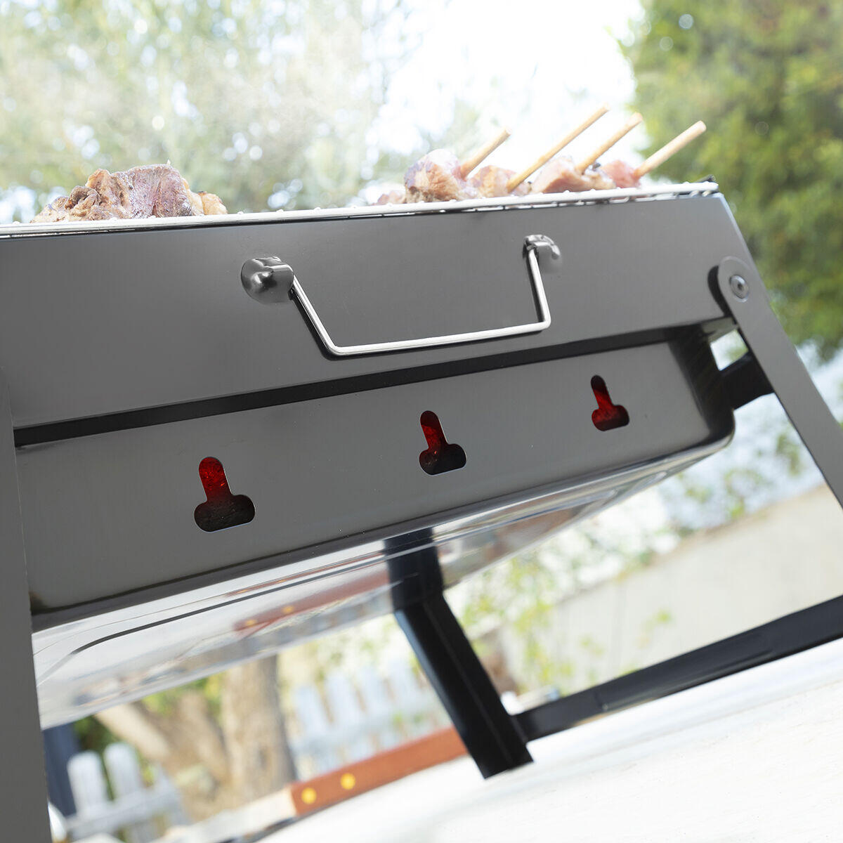 Barbacoa Plegable Portátil para Carbón